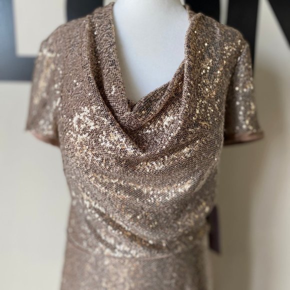 JS Collections Sequin Gown - Picture 2 of 4